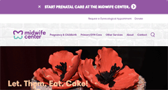 Desktop Screenshot of midwifecenter.org